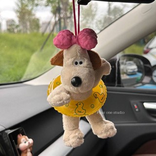 Swimming Dog Car Pendant Car Rearview Mirror Cute Decorative Car Hanging Girl Car Accessories New Car Gift 8mBc