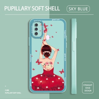 เคสโทรศัพท์ Samsung Galaxy M30S M21 M31 M33 5G M51 M62 F62 เคสโทรศัพท์ซิลิโคน TPU แบบนิ่ม ลายการ์ตูนผู้หญิง กันกระแทก