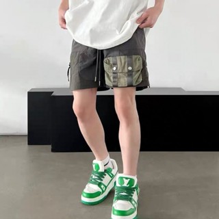 Z3RW Island FAR ARCHIVE High Street American loose casual woven pocket overalls shorts