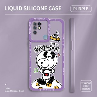 เคสโทรศัพท์มือถือ ซิลิโคนนิ่ม TPU กันกระแทก ลายการ์ตูนสุนัขสนูปปี้น่ารัก สําหรับ Infinix Hot 8 9 10 11 Play 10S 10i Smart5 Smart6