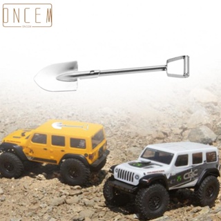 【ONCEMOREAGAIN】Crawler Shovel Heavy Duty High Quality RC Shovel Silver Stainless Steel