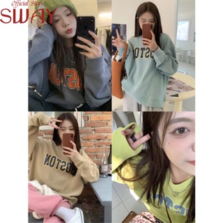 SWAY  เสื้อผ้าผู้ญิง แขนยาว เสื้อฮู้ด คลุมหญิง สไตล์เกาหลี แฟชั่น  พิเศษ สบาย Beautiful สวยงาม A98J1K8 36Z230909