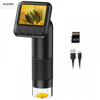 【DREAMLIFE】Microscope 800X Handheld Microscope Camera Pocket USB Digital With LCD