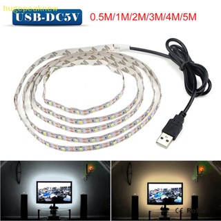 Hugepeaknew 5V TV LED Backlight USB LED แถบไฟตกแต่งโคมไฟเทปทีวีพื้นหลัง Lighg Nice