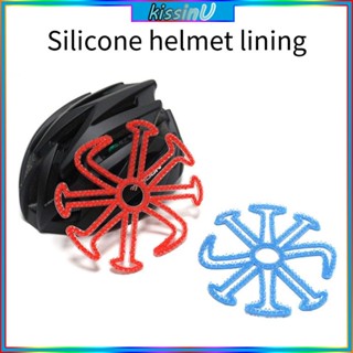Kiss แผ่นซิลิโคนรองด้านในหมวกกันน็อค อุปกรณ์เสริม สําหรับขี่จักรยาน กลางแจ้ง