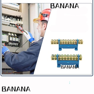 Banana1 ขั้วต่อสายไฟทองแดง เชื่อมต่อรางการ์ด สีฟ้า คุณภาพสูง XP0609F