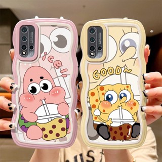 เคสโทรศัพท์มือถือนิ่ม แบบใส บางพิเศษ กันกระแทก ลายการ์ตูน Spongebob SquarePants สําหรับ Huawei nova5 nova5pro