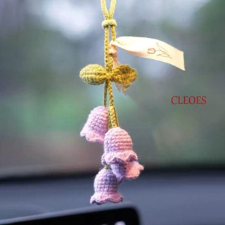 Cleoes จี้พวงกุญแจ รูปดอกไม้ แฮนด์เมด DIY สําหรับตกแต่ง