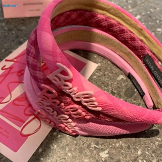 【HODRD】Womens Pink Barbie Padded Hair Band for Girls Stylish and Comfortable Hair Hoop【Fashion】