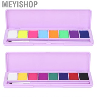 Meyishop Face Body Paint Palette  UV Eyeliner Eyeshadow Cosmetics Smudge Proof 8 Colors for Stage Performance Women