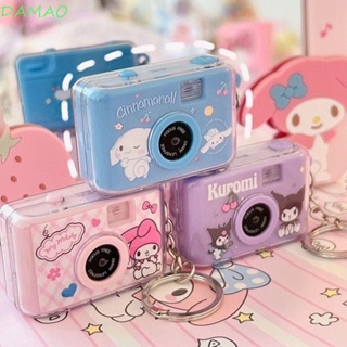 Damao พวงกุญแจกล้อง ลายการ์ตูนอนิเมะ Kuromi ไฟ LED Cinnamoroll Hello KT