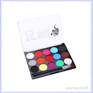 [Perfeclan5] ชุดพาเลทสีเพ้นท์ร่างกาย 15 สี สําหรับคอสเพลย์ เทศกาลปีใหม่