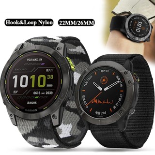 สายนาฬิกาข้อมือไนล่อน แบบเปลี่ยน สําหรับ Garmin Epix Pro 51 มม. Fenix 7 7X Pro