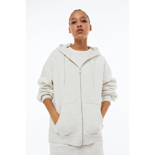 H&amp;M  Woman Oversized zip-through hoodie 1139538_1