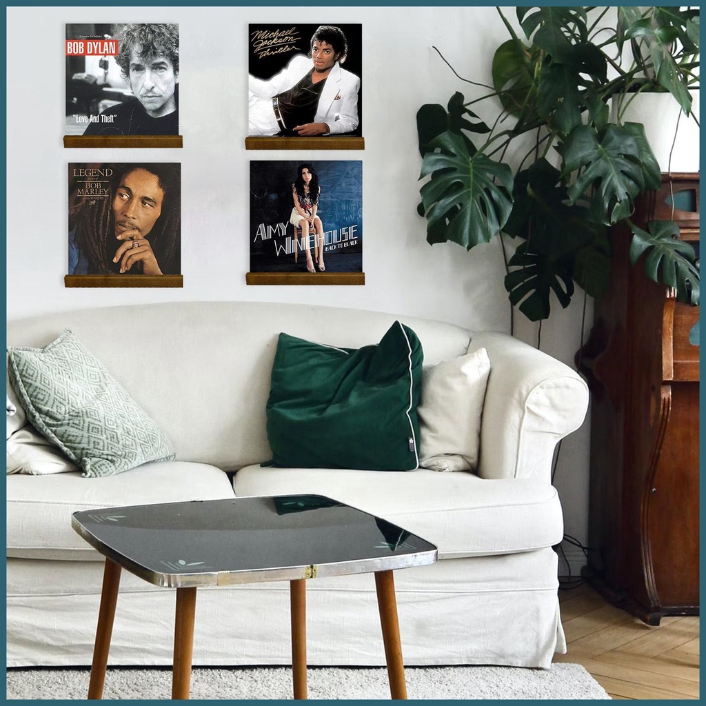 ชั้นวางแผ่นเสียง แบบติดผนัง สไตล์เรโทร หรูหรา สําหรับแขวนของขวัญ - รูปที่ 6