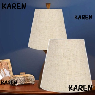 Karen ฝาครอบโคมไฟ โลหะ สีเบจ สไตล์นอร์ดิก สําหรับตกแต่งบ้าน