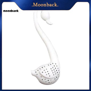 &lt;moonback&gt; ที่กรองชา แบบซิลิโคน รูปหงส์