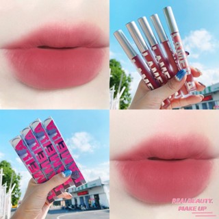 LAMEILA ลิปสติก, เคลือบริมฝีปาก Liquid Lipstick Velvet Mist Air Lip Gloss Matte Lip Tin ลิปสติกลิปกลอส [Realbeauty]