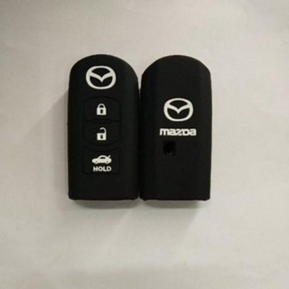 ปลอกกุญแจ ###ซิลิโคนหุ้มกุญแจรีโมท Mazda2 CX 3 CX 5 CX 8  MAZDA 3 ปี2014-2019 แบบ 3 ปุ่ม กุญแจพับใส่ไม่ได้