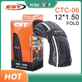 Cst CTC-06 ยางล้อรถจักรยาน 12 นิ้ว 40-203 12x1.50 ความเร็ว GT และ 120TPI สําหรับเด็ก 1 ชิ้น