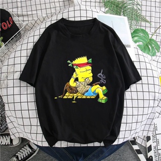 THE SIMPSONS FAMILY BAJU WANITA LELAKI T-SHIRT WOMEN MEN BAJU T-SHIRT PEREMPUAN COTTON KAIN COTTON HARGA MURAH CHEA_02