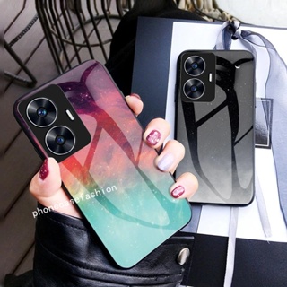 เคสโทรศัพท์มือถือกระจกนิรภัย แบบนิ่ม กันกระแทก สําหรับ Realme C55 NFC 2023 C55