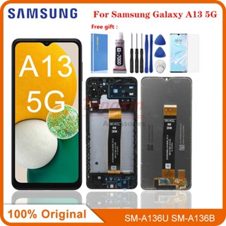 หน้าจอสัมผัส LCD 6.5 นิ้ว สําหรับ Samsung Galaxy A13 5G A136 A13 5G 136B A136U 136U1