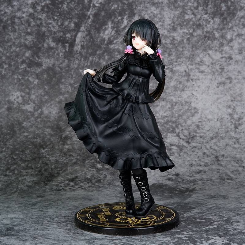 ฟิกเกอร์ Jason Date A Live Tokisaki Kurumi Action Figure Black Dresses ของเล่นสําหรับเด็ก ตกแต่งบ้าน ของขวัญ ของสะสม
