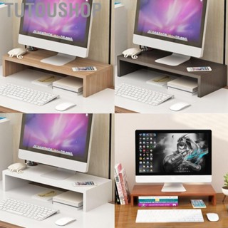 Tutoushop Stand Riser Ergonomic   Riser Stand Extra Storage Space Desktop Notebook Elevated Base