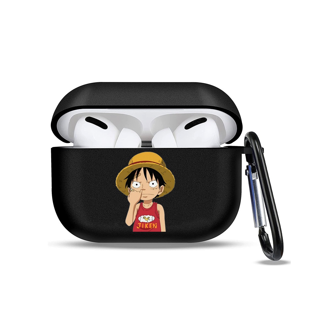 เคสหูฟังบลูทูธ TPU ลายการ์ตูนวันพีช สําหรับ Apple AirPods Pro AirPods 3 2 1