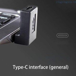 Yin อะแดปเตอร์แปลง USB 3.0 ตัวผู้ เป็น Type c ตัวเมีย Type-c 10Gbps 90 องศา