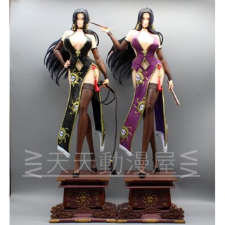 จัดส่งฟรี Spot One Piece Model Gk Statue Qiwu Sea Snake Queen Hancock Hancock National Style Cheongsam Anime Beautiful Girl Model Gentleman Edition จำลองพื้นผิวตกแต่ง