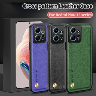 เคสโทรศัพท์มือถือหนัง กันกระแทก ปิดด้านหลัง แบบแม่เหล็ก สําหรับ Xiaomi Redmi Note 12 Pro + Plus 4G 5G Redmy Note12 Not 12 Pro