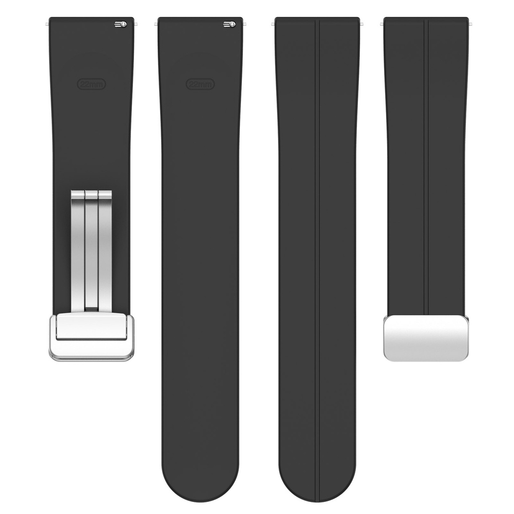 สายนาฬิกาข้อมือซิลิโคน แบบแม่เหล็ก สําหรับ Garmin Venu 2 Plus Garmin Venu Sq 2