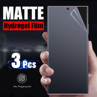 ฟิล์มไฮโดรเจล tpu กันรอยหน้าจอ เนื้อแมตต์ สําหรับ Oppo A1 A1K A12 A15 A3S A5 A9 A53 A54 A5S A73 A93 A74 A76 A91 A93 A95 A96 Oppo K10 R17 F9 F11 Pro R9 plus 3 ชิ้น