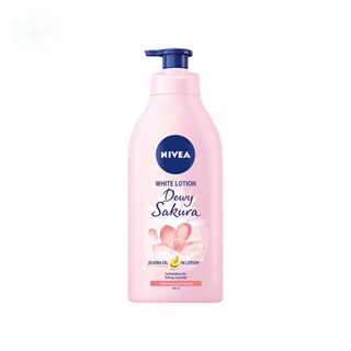 Nivea นีเวีย บอดี้ ดิวอี้ ซากุระ ไวท์ โลชั่น 525 มล.