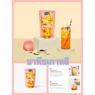 หอมอร่อยมากกกกก ชาพีชเกาหลี Jardin Peach Iced Tea 230ml