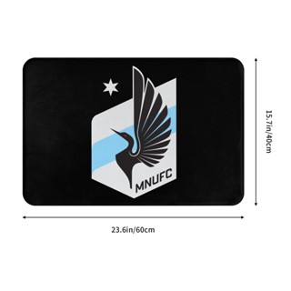 ใหม่ พร้อมส่ง พรมเช็ดเท้า ผ้าสักหลาด ลายโลโก้ Minnesota United FC กันลื่น ดูดซับน้ําได้ดี แห้งเร็ว 16x24 นิ้ว สําหรับห้องน้ํา ห้องนั่งเล่น โซฟา ห้องนอน โต๊ะกาแฟ