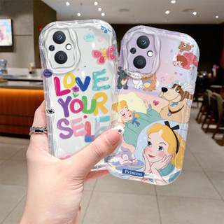 เคส OPPO Reno7 Z 5G เคสOPPO Reno 8 Z 5G 7Z 5G เคสโทรศัพท์มือถือ TPU แบบนิ่ม ลายครีม ภาษาอังกฤษ สําหรับ NYW