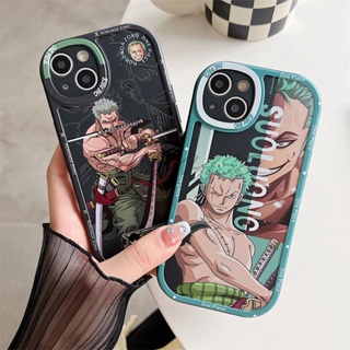 Lwy เคสโทรศัพท์มือถือ แบบนิ่ม ลายการ์ตูนวันพีช Roronoa Zoro สําหรับ Oppo A17 A54 A16 A16s A16K A16e A15 A15s A35 A12 A12e A3s AX5 A5s A7 A31 2020 A9 2020 A5 2020 A92 A52 A53 A33 F11 A9 F9 A83 A57 A55 A1K เคส