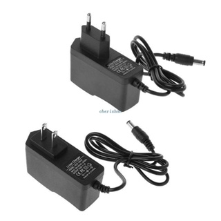 Ch*【พร้อมส่ง】อะแดปเตอร์แปลงไฟลิเธียม 12.6V ปลั๊ก EU US สําหรับ DC 1A