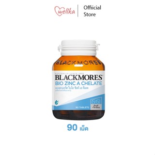 Blackmores  แบลคมอร์ส Bio Zinc A Chelate (90 Tabs) ไบโอ ซิงค์ เอ คี เลต ผลิตภัณฑ์เสริมอาหาร 90 เม็ด