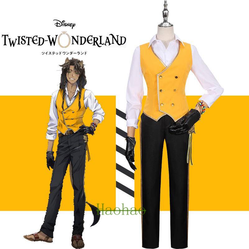 Twisted Wonderland Alice in Wonderland Leona Kingscholar คอสเพลย์เครื่องแบบผู้หญิงและผู้ชาย