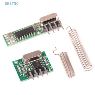 Best3c RF โมดูลตัวรับสัญญาณ 433mhz superheterodyne และชุดส่งสัญญาณ สําหรับ arduino HOT