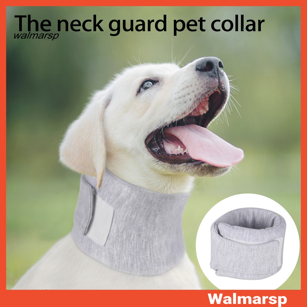 WSP WSP| ผ้าพันคอสัตว์เลี้ยงปลอกคอปรับเทปยึดระบายอากาศสบายคอสวมใส่ป้องกันการเลีย อีวา สุนัขโพสต์ศัลย