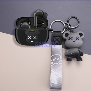 Soundpeats Air3 Deluxe / Air 3 Pro หูฟังซิลิโคน เคสหูฟัง Black Kaws นุ่ม ป้องกัน หูฟัง ฝาครอบผิว