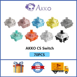 Akko สวิตช์คีย์บอร์ด CS 3-Pin 5-Pin 70 ชิ้น 65%