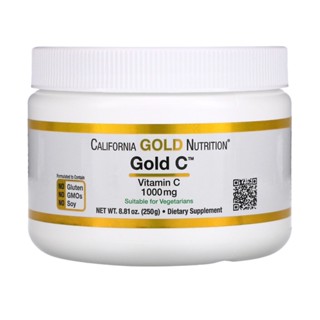 California Gold Nutrition vitamin c แบบละลายในน้ำ 1000mg