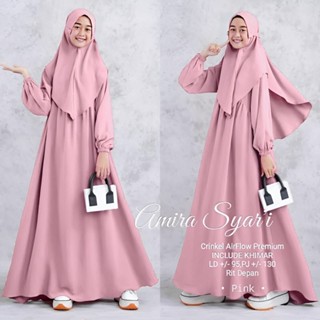 - Amira Moslem Gamis Muslim Set Syari เสื้อโปโล เนื้อแมตต์ พรีเมี่ยม สําหรับเด็กผู้หญิง