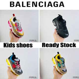 130-* พร้อมส่ง * Balenciaga รองเท้าผ้าใบลําลอง แฟชั่นสําหรับเด็กผู้ชาย และเด็กผู้หญิง 9I7X